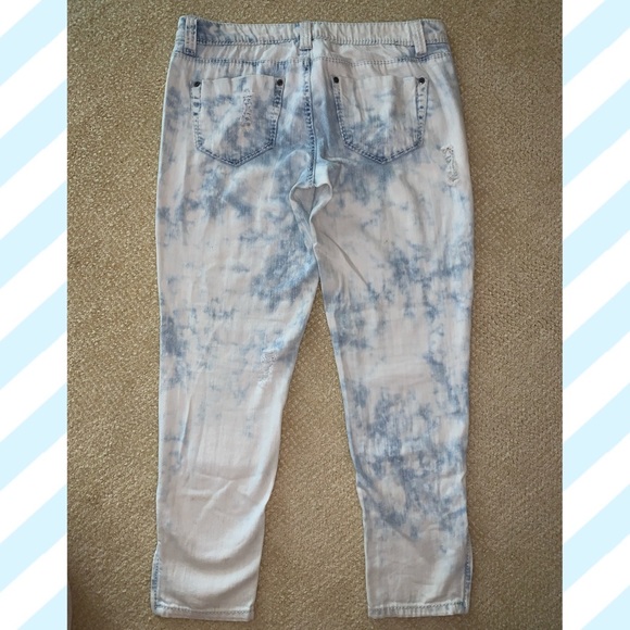 Freestyle Revolution Ripped/Acid Wash Jeans 7 - Picture 3 of 4